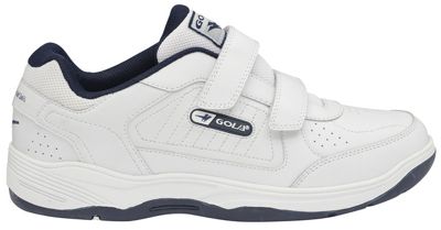 White/navy 'Belmont twin strap WF' trainers